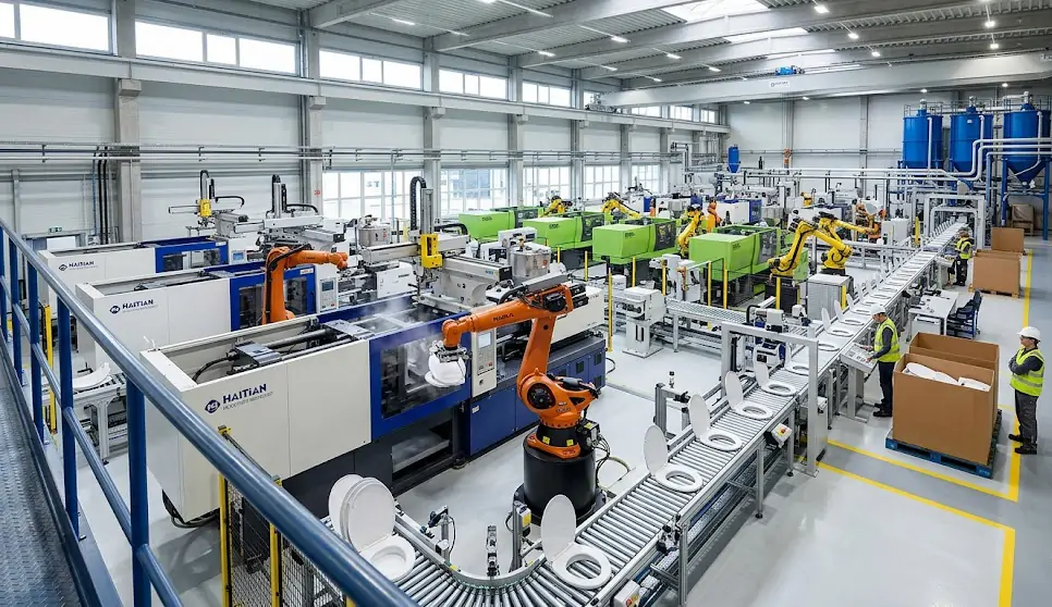 Toilet seat factory production line machinery China Toilet seat factory production line machinery China